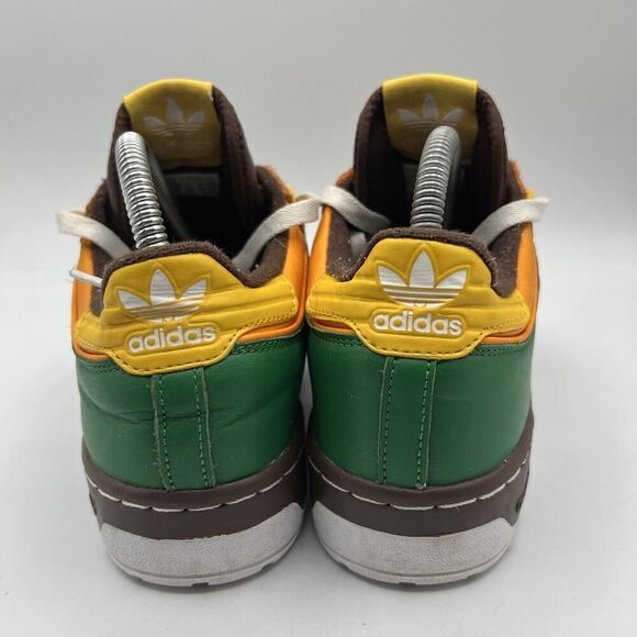 Adidas Originals Rivalry Human Made Men's Size 5.5 Leather MultiColor Sneakers - Picture 7 of 12